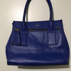 Used Cobalt Blue Kate Spade Purse